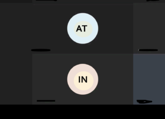 Students behind screens